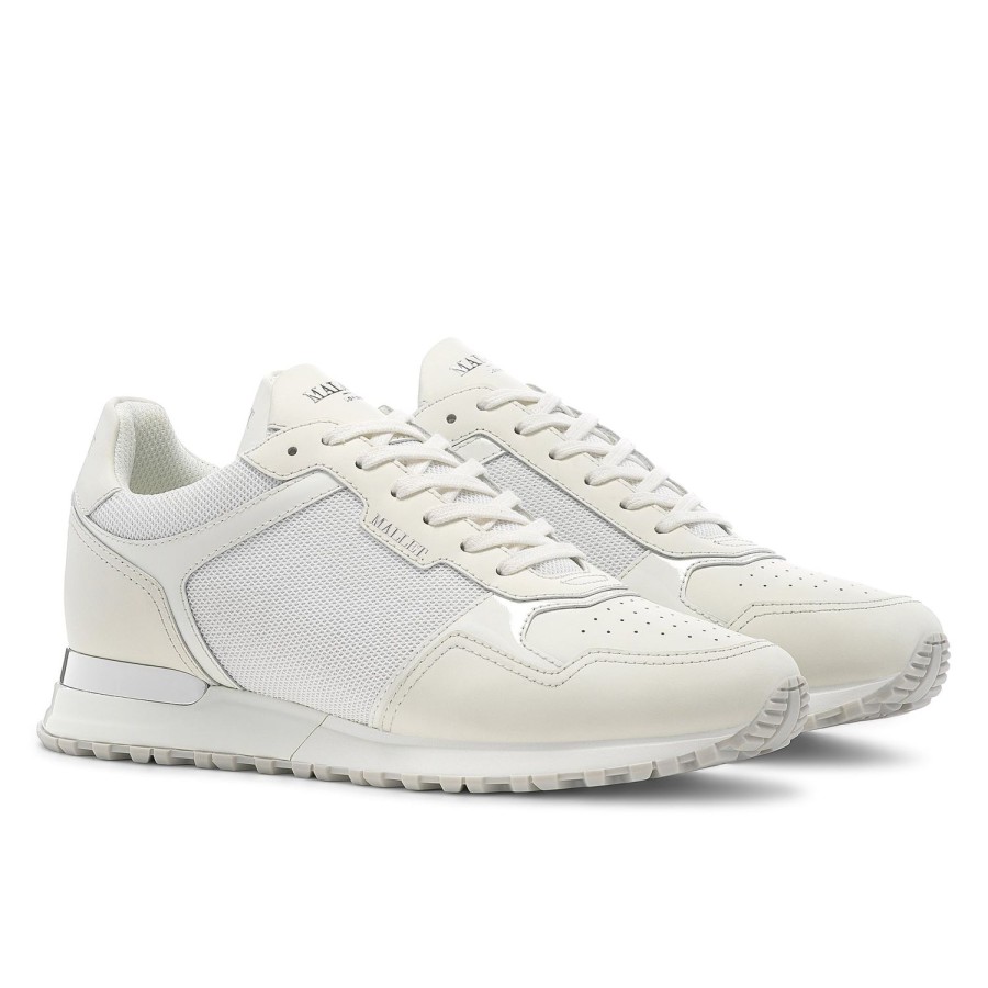 Mallet Mallet Lowman Patent Triple White | Lowman