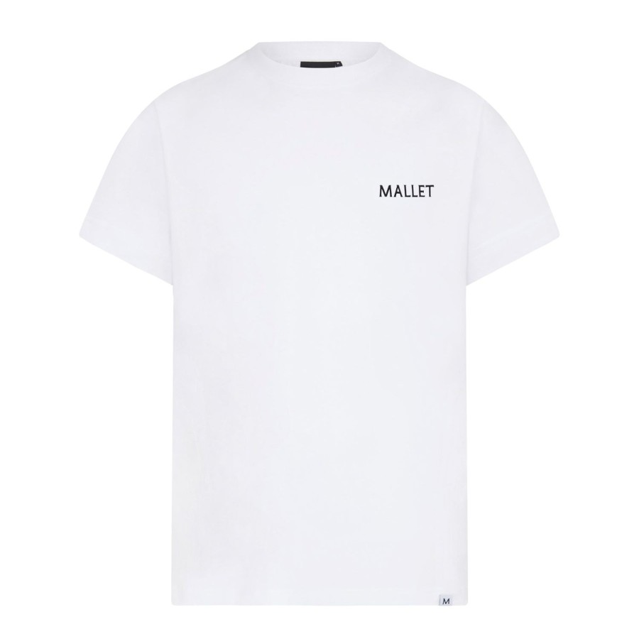 Mallet Mallet Coordinates Logo Print Tee - White | Essentials