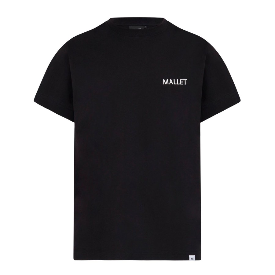 Mallet Mallet Coordinates Logo Print Tee - Black | Essentials