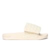 Mallet Mallet Slide Beige Emboss Womens | Sliders